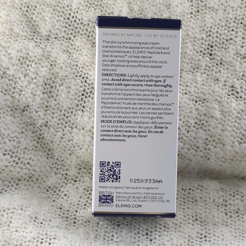 ELEMIS Peptide4 Eye Recovery Cream, 15ml/0.5fl oz